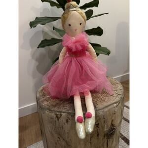 Mon Ami Princess Sophia Soft Doll Plush Ballerina Pink 22” Tulle Tutu